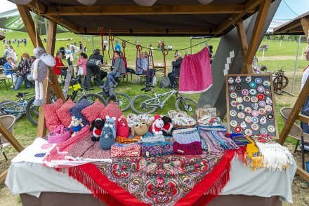 Wiślański Wygón Łowiec - stoiska z produktami regionalnymi